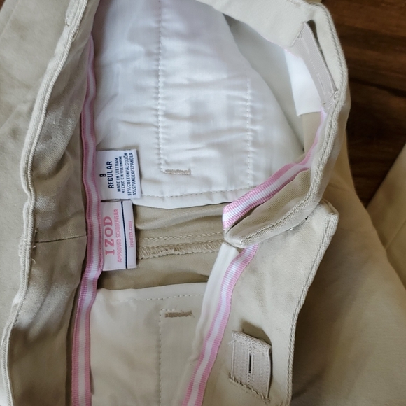 NWOT Girls Izod Khaki trouser - Picture 3 of 3